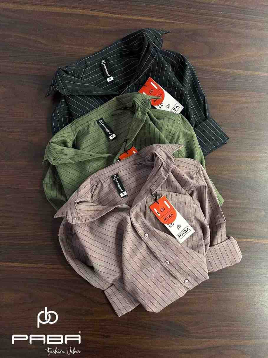 stripes shirt in cotton various colors 